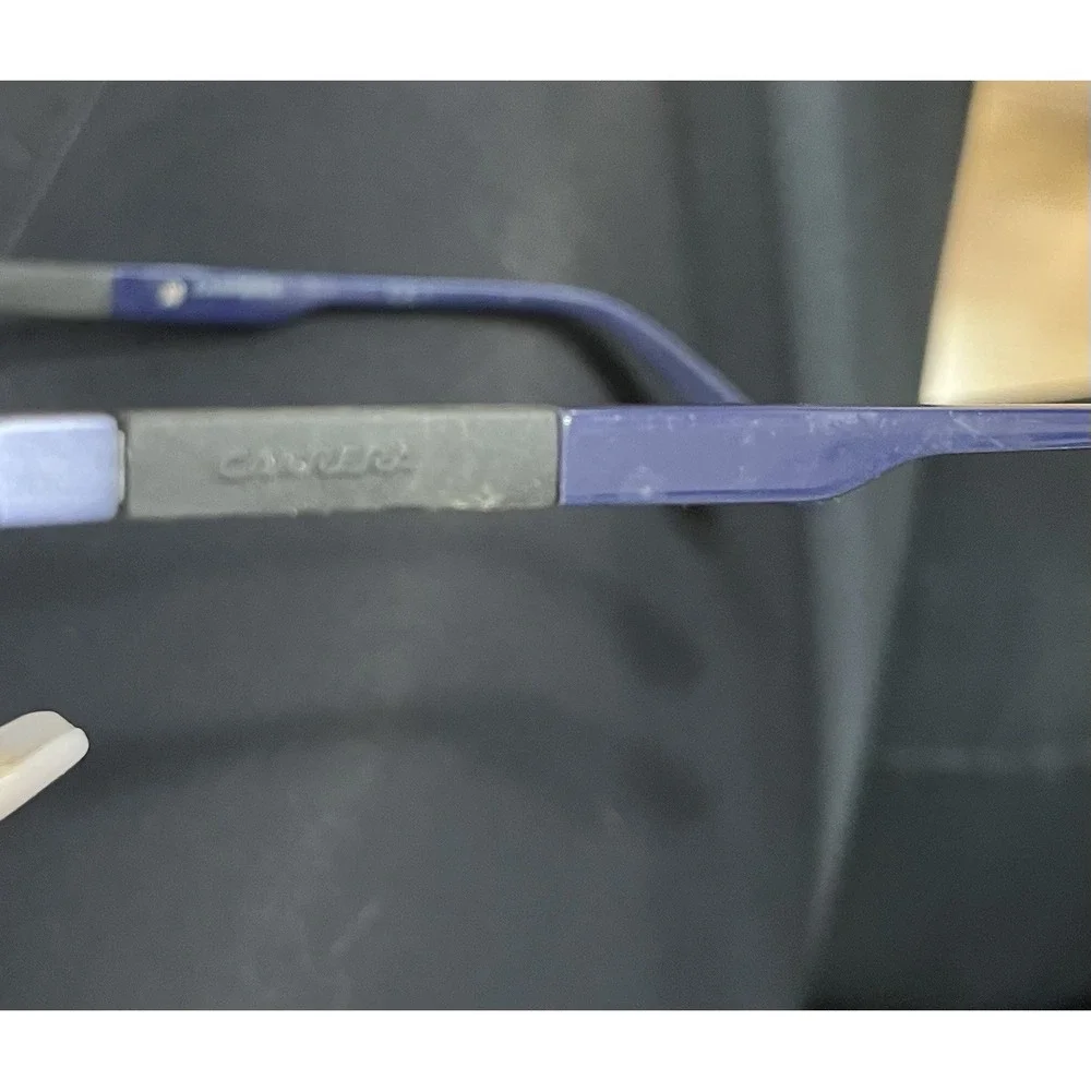 Carrera Oval Sunglasses Blue Metal Frame Vintage Style Unisex